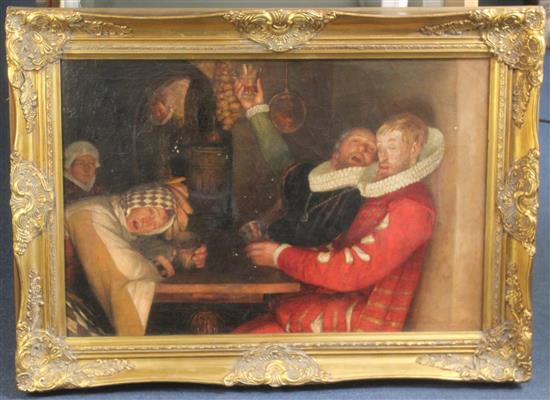 § Stephen Reid (1873-1948) Merry Company, 20 x 30in.
